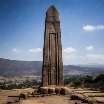 The Aksumite Obelisk! A Towering Testament to Ancient Ethiopian Artistry and Symbolic Power.