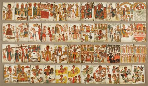 The Maqdas Manuscript: A Vivid Exploration of Ethiopian Saints and Scriptural Scenes!