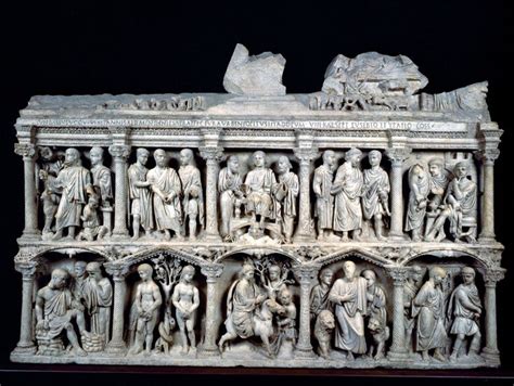 The Sarcophagus of Junius Bassus! A Monumental Marble Feast for the Afterlife!